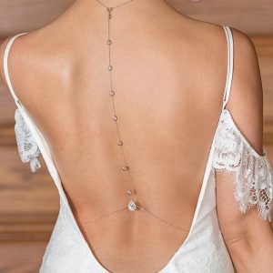 Collier de Dos Mariée - Justine