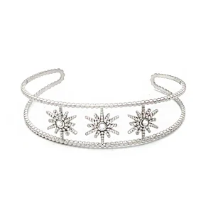 Bracelet argenté Flocons