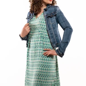 Veste jean's zippée