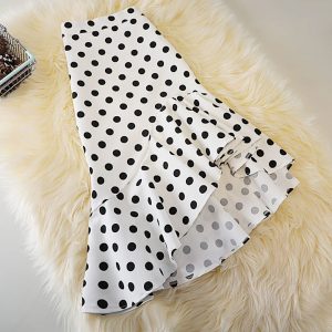 Jupe à Pois avec Volants