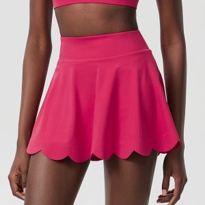 Jupe de Tennis avec Bords Morcelés