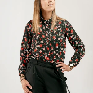 Chemise noire Lily