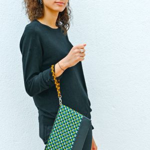 Pochette-trousse wax « Double face »