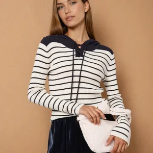 Pull En Laine Mérinos Rayé - Heidi