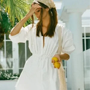 Robe Courte Blanche - Sabine