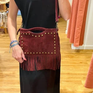SAC EN CUIR À CLOU FRANGINE