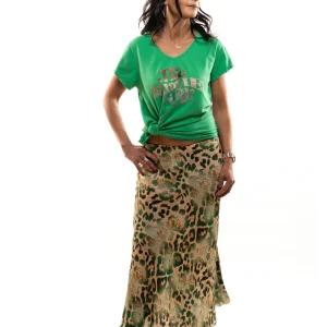 Jupe longue verte Sarabi