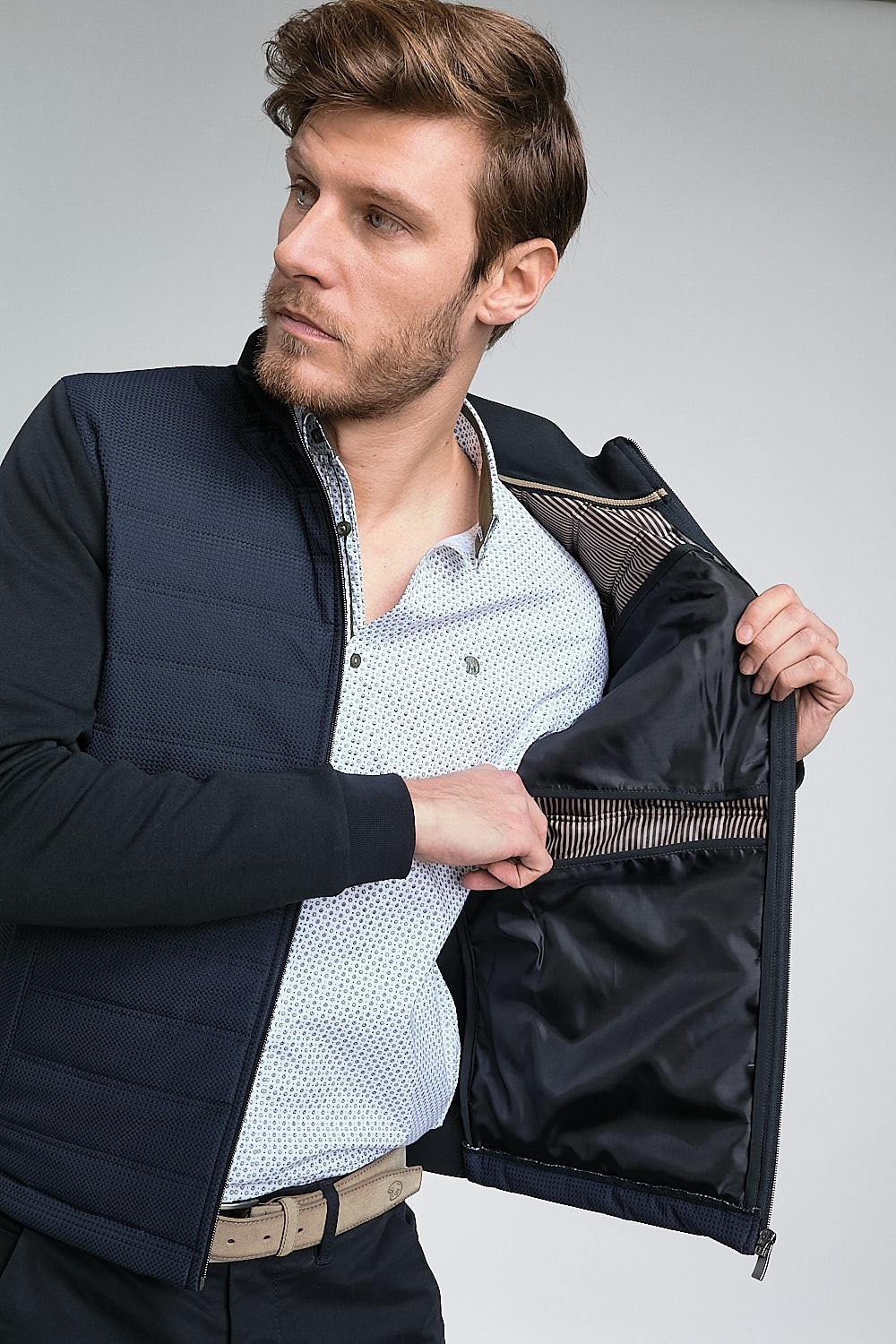 Blouson bi-matière Scander – Image 2