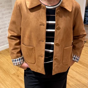 VESTE COURTE SUÉDINE PALOMA